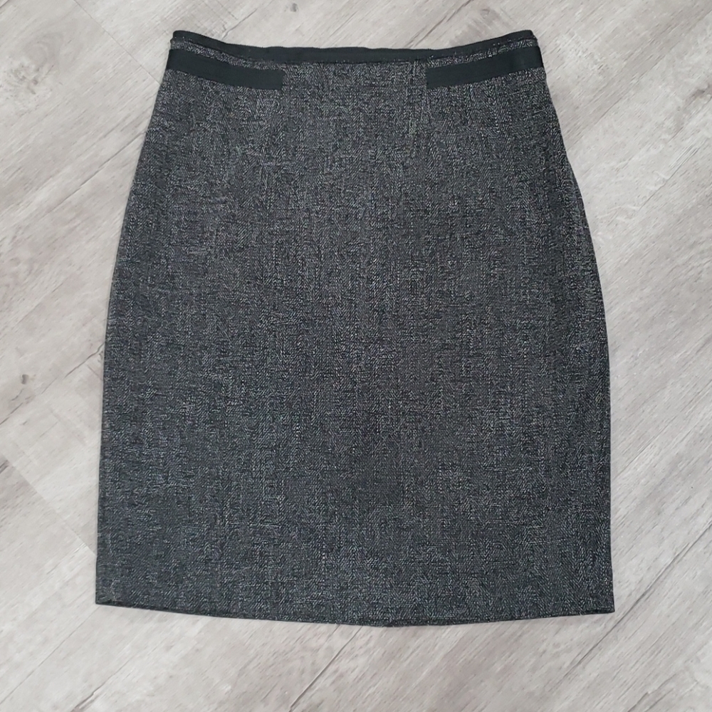 The Limited Dark Gray Pencil Skirt